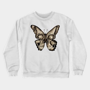 Butterfly Skull Crewneck Sweatshirt
